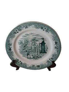 Vintage Gustavsberg Porcelain Decorative Wall Plate-KONGL DJURGARDEN